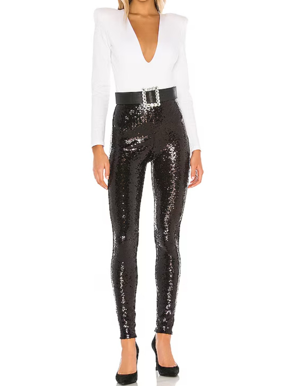 Commando sequin leggings. Black. NWT.